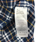 The Light House shirt 5-6 years navy with yellow checked pattern logo cotton