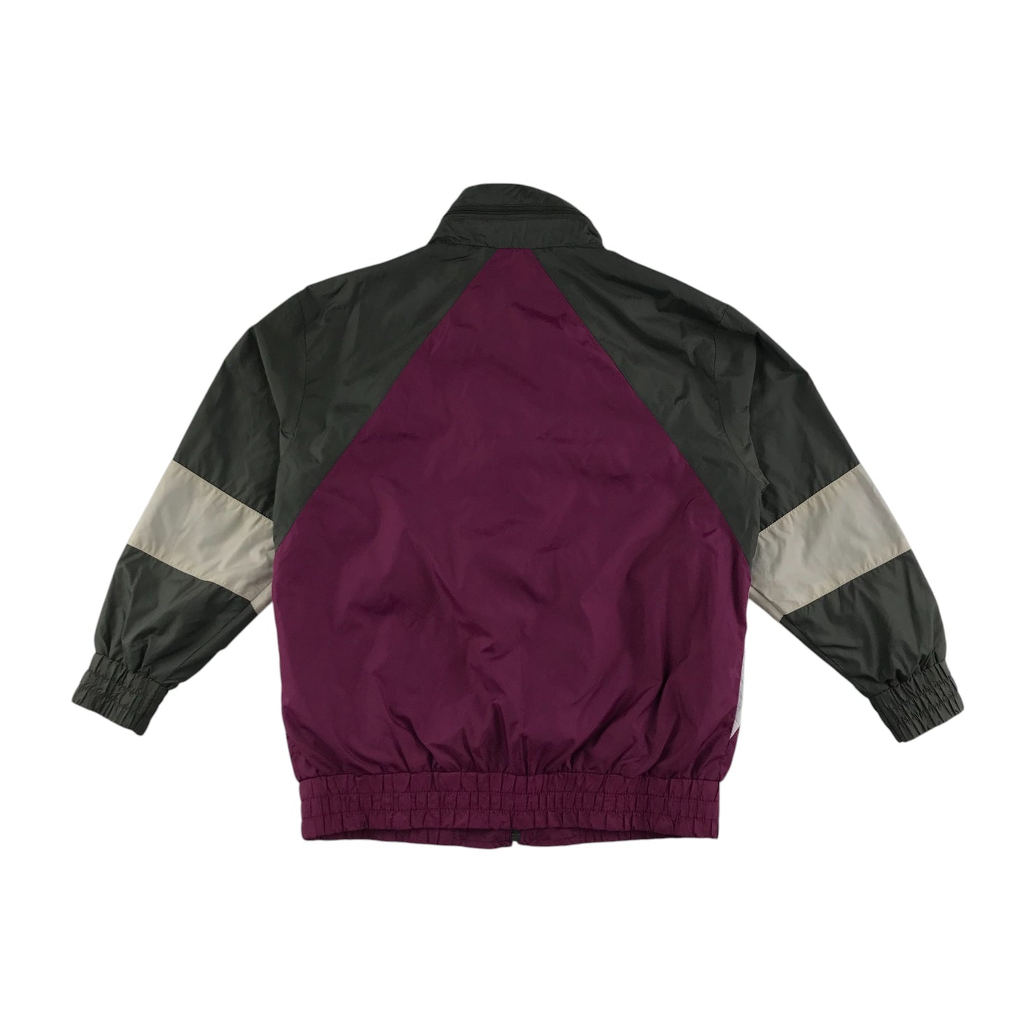 Zara jacket 8-9 years grey purple panelled retro style windbreaker