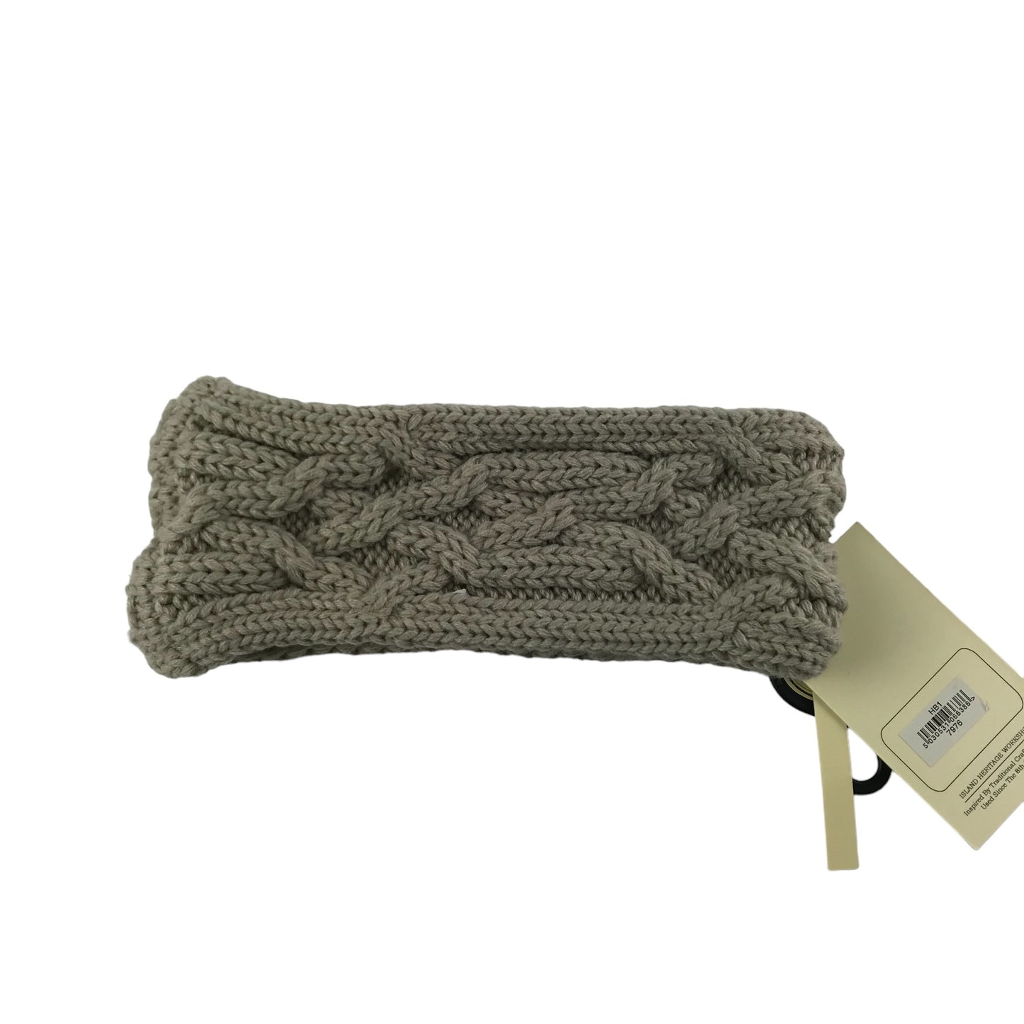 Aran Traditions Headband Age 10-14 Beige Knitted