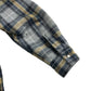 Next shirt 5-6 years grey with yellow checked pattern fluffy inside