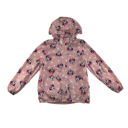 H&M jacket 8-9 years pink Minnie Mouse light windbreaker