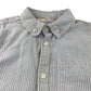 M&S Shirt 5-6 Years Blue and White Stripe Button-Up