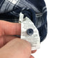 Primark shirt 5-6 years navy with white checked pattern cotton