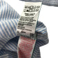 M&S Shirt 5-6 Years Blue and White Stripe Button-Up