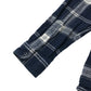 Primark shirt 5-6 years navy with white checked pattern cotton