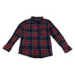 Tu shirt 6-7 years red and navy checked pattern cotton