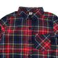 Tu shirt 6-7 years red and navy checked pattern cotton