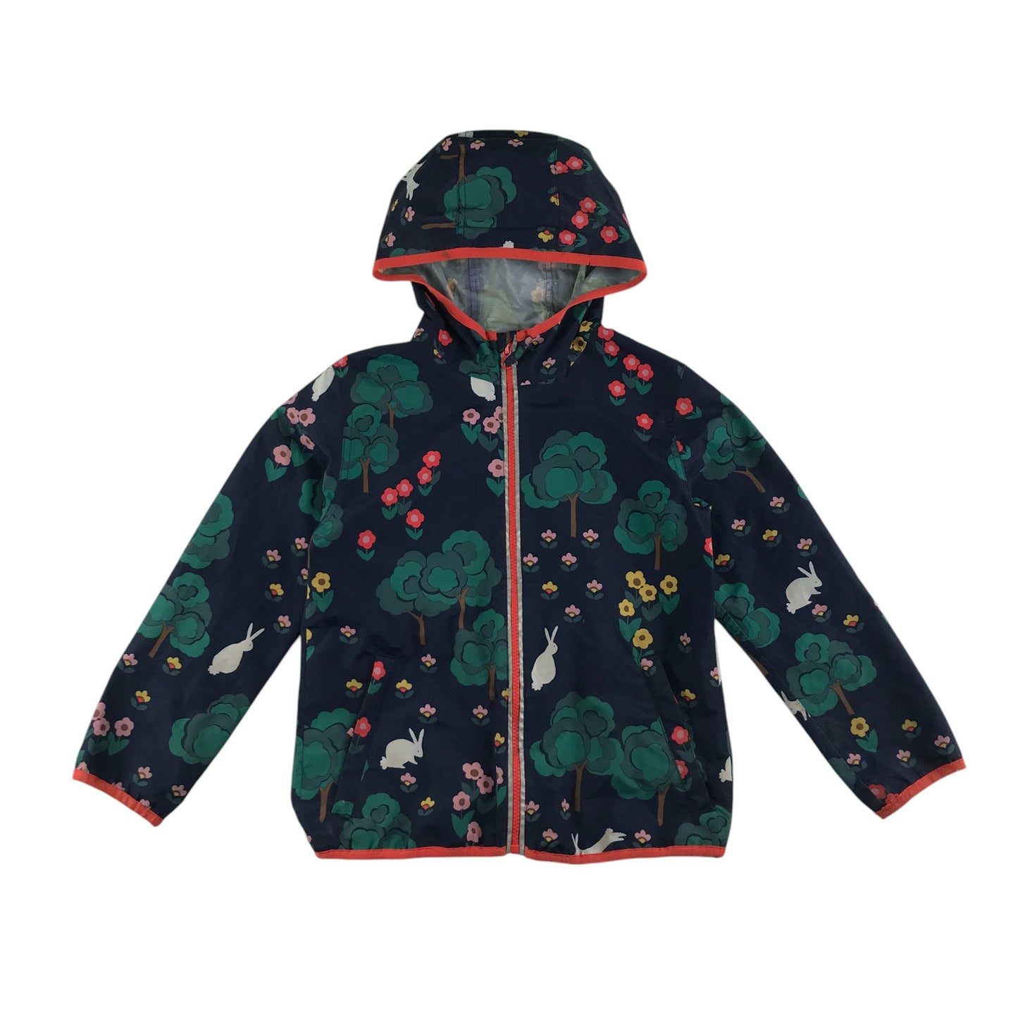 Mini Boden jacket 9-10 years navy blue forest showerproof