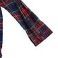Tu shirt 6-7 years red and navy checked pattern cotton