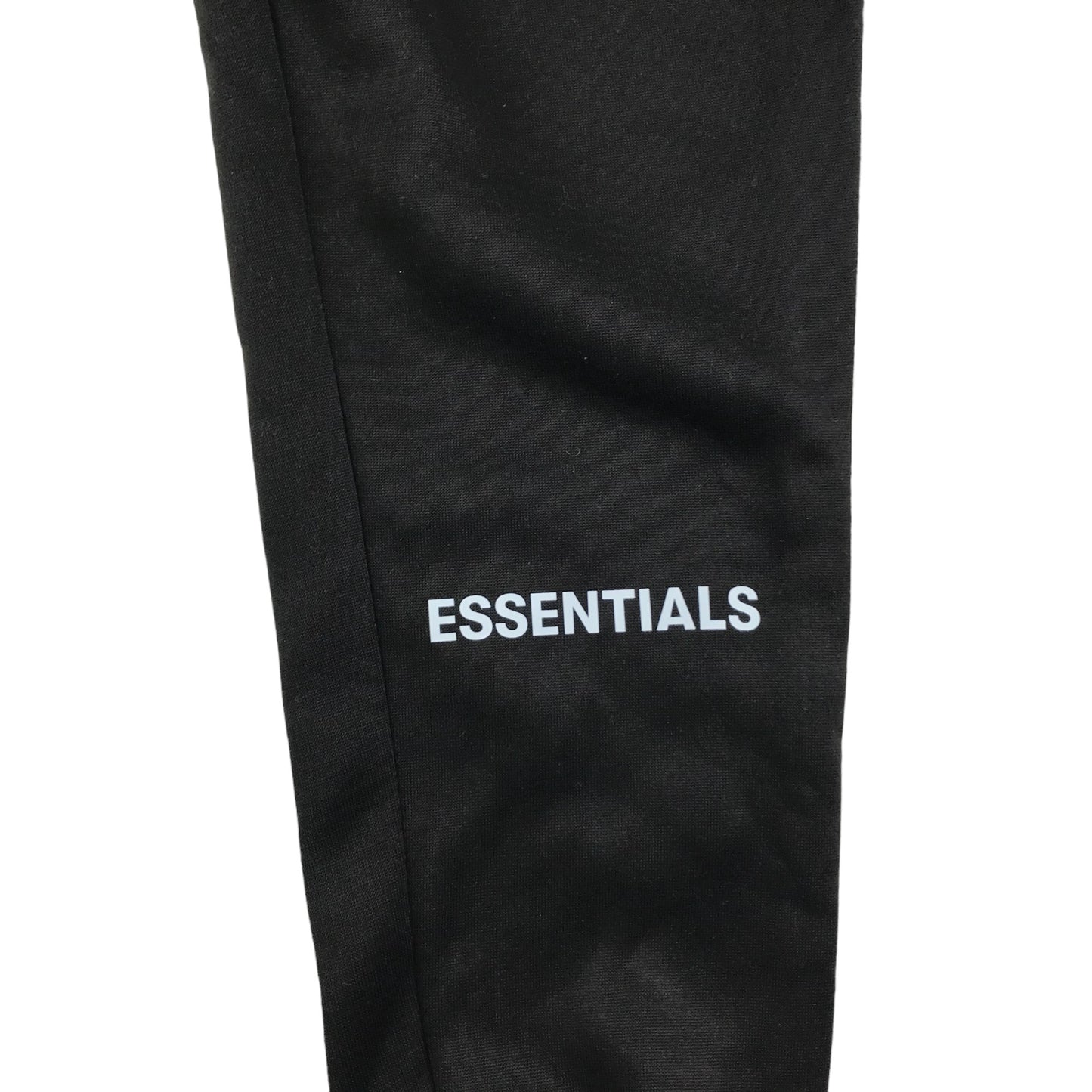 Hoodie and Joggers Set Size L Black with word Essentials Printed