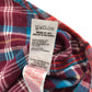 M&S shirt 9-10 years red and blue checked pattern cotton