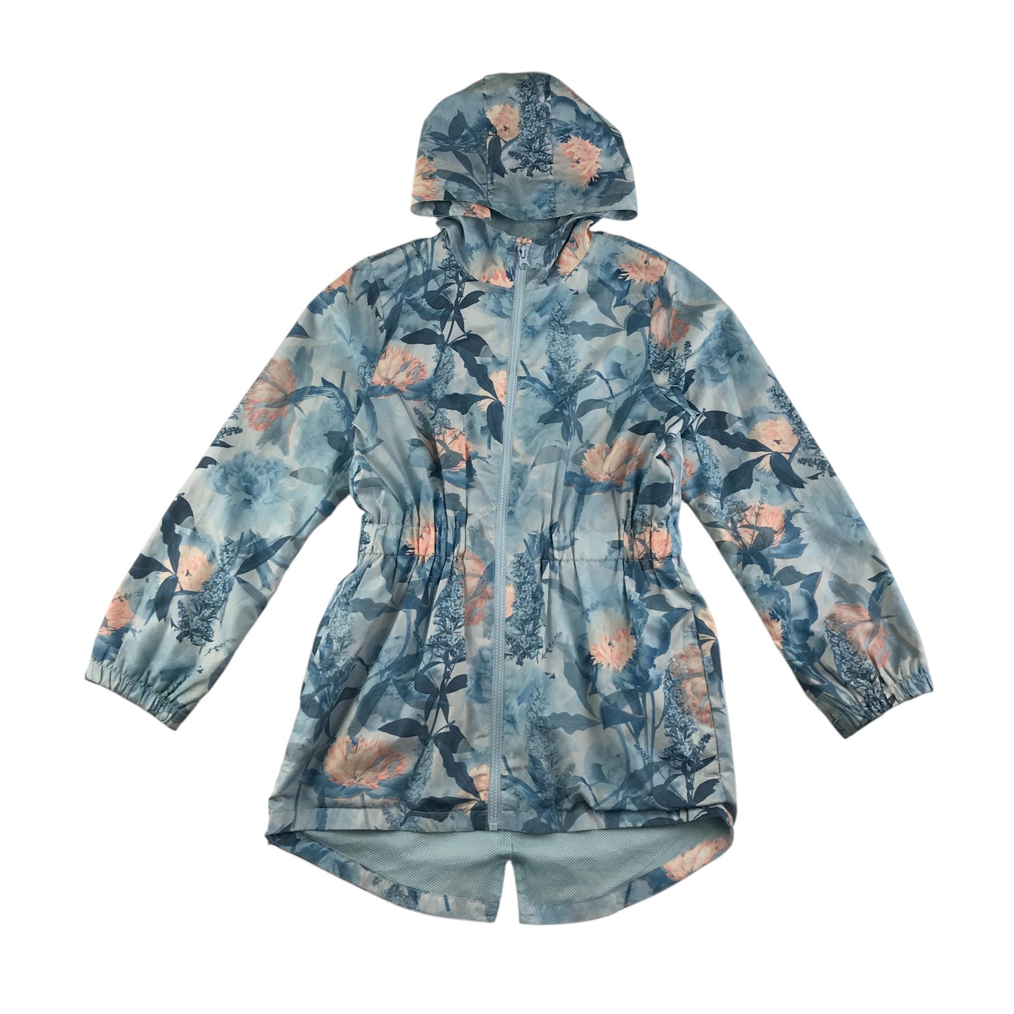 Miss E-vie jacket 11-12 years light blue floral