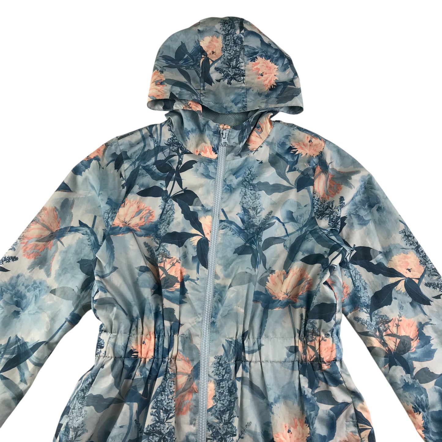 Miss E-vie jacket 11-12 years light blue floral