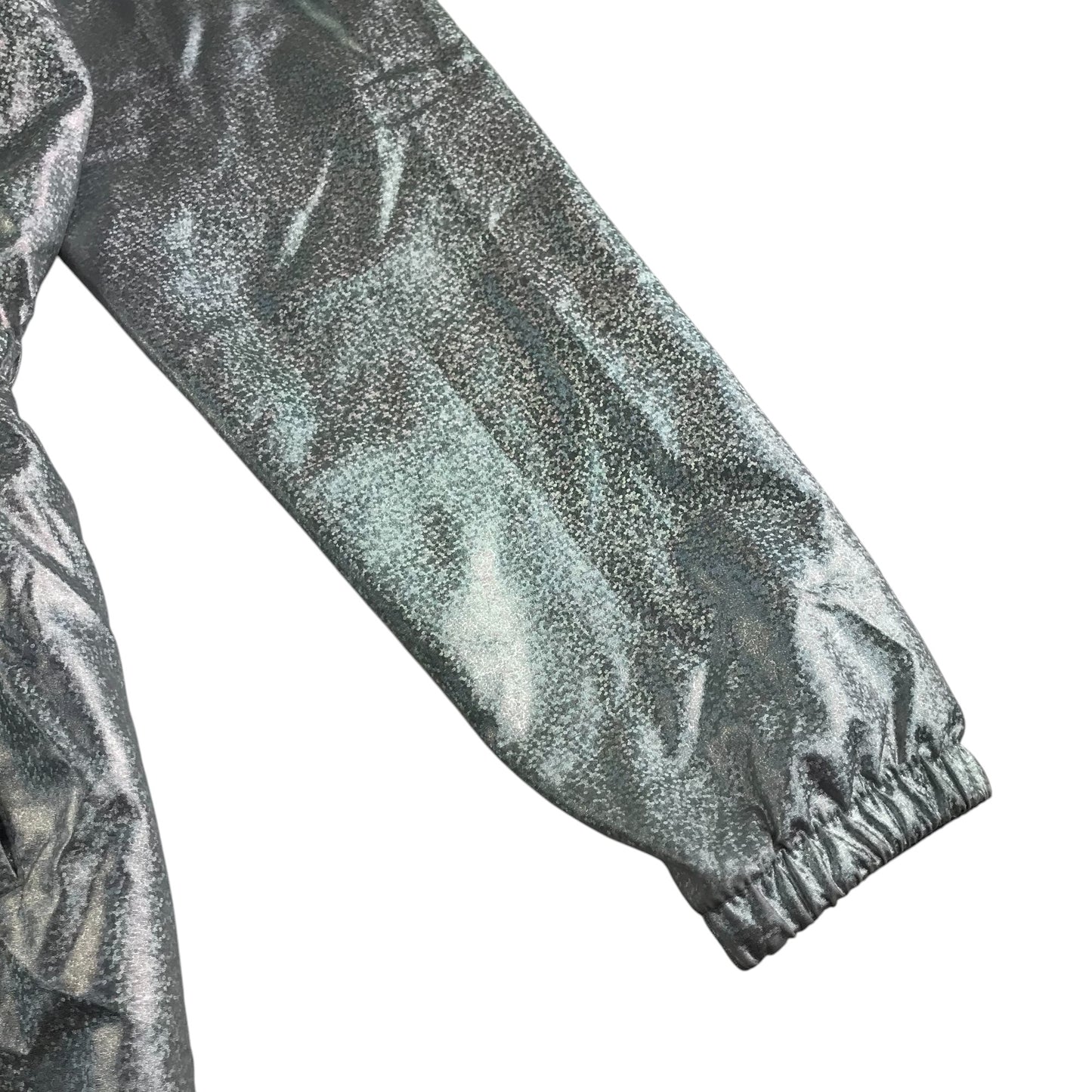 Primark jacket 11-12 years silver sparkly metallic shine light parka