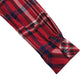 River Island shirt 11-12 years red and black checked pattern cotton