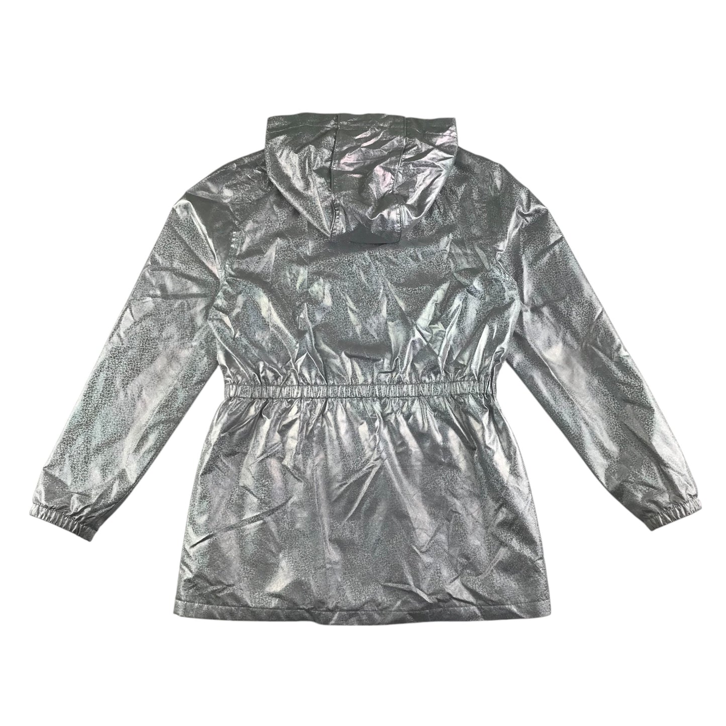 Primark jacket 11-12 years silver sparkly metallic shine light parka