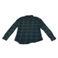915 shirt 12-13 years green and navy checked pattern cotton
