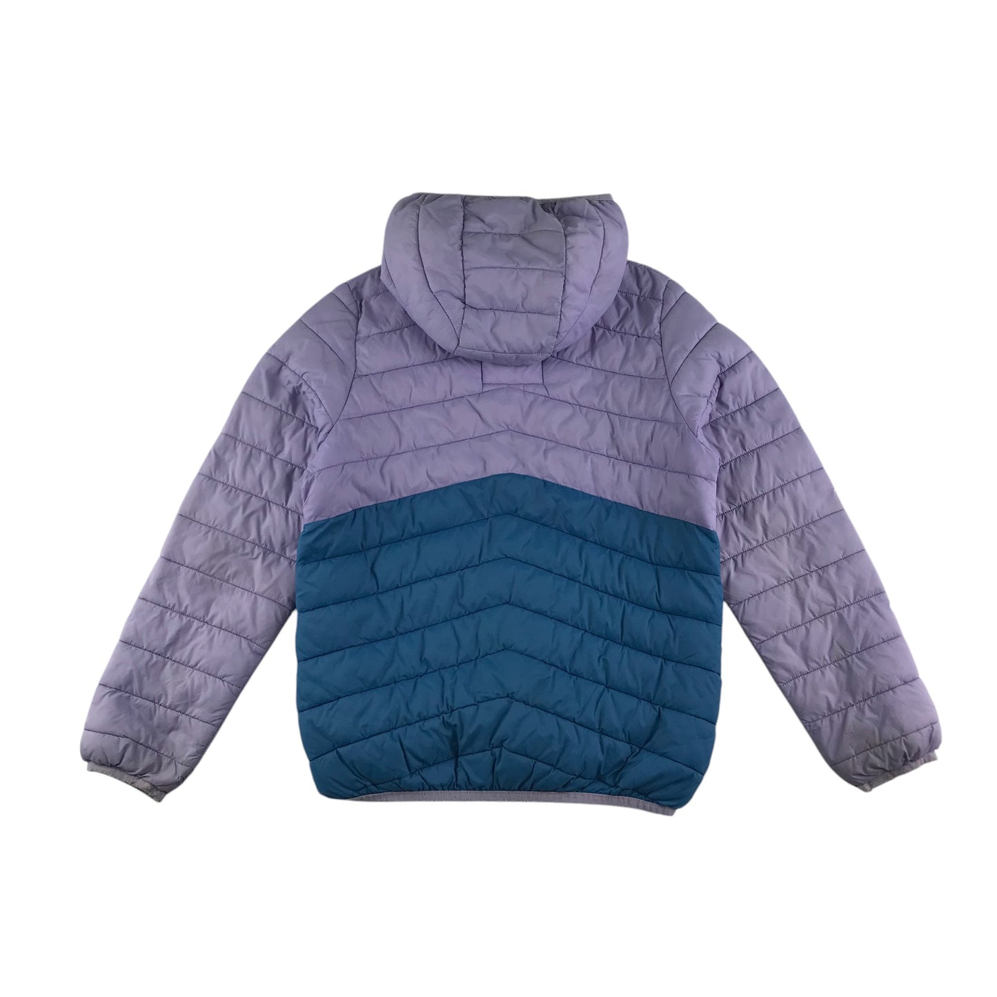 M&S jacket 11-12 years lilac and teal light puffer