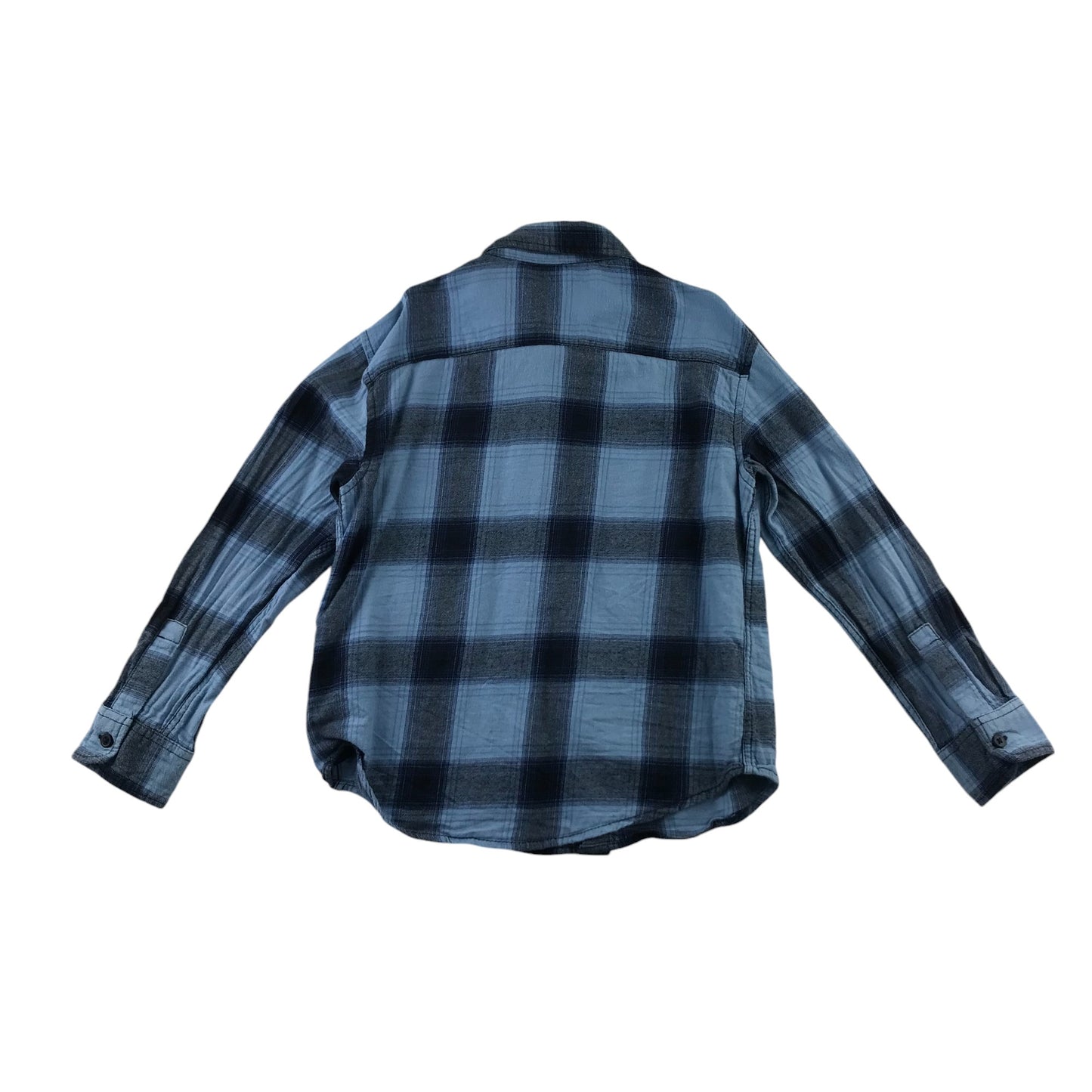 H&M Shirt 6-7 Years Blue Checked Button-Up