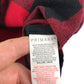 Primark shirt 12-13 years red and black checked pattern cotton