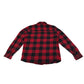 Primark shirt 12-13 years red and black checked pattern cotton