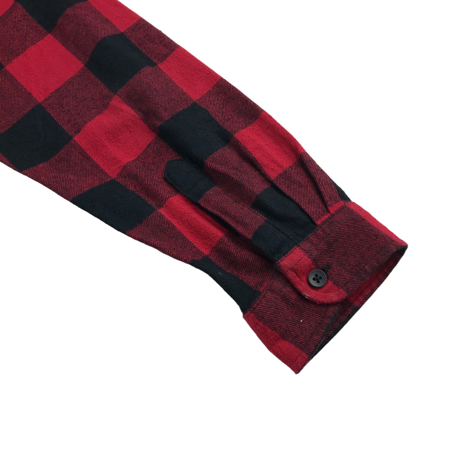 Primark shirt 12-13 years red and black checked pattern cotton