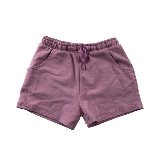 Nutmeg Shorts Age 7 Pink Plain Jersey