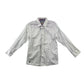 Ted Baker Shirt 6-7 Years White Triangle Pattern Print Button-Up Cotton