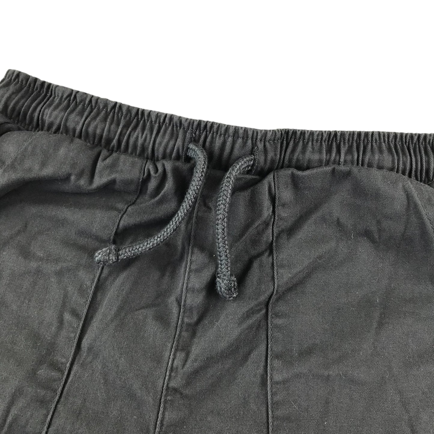 George shorts 4-5 years dark grey plain elasticated waist cotton