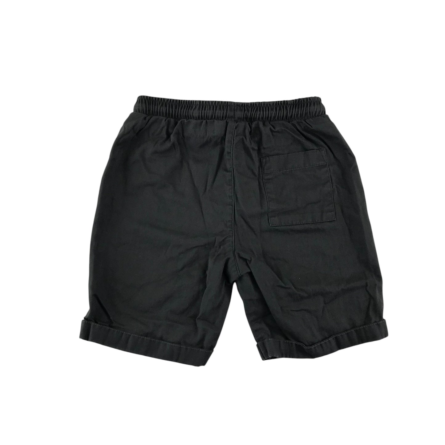 George shorts 4-5 years dark grey plain elasticated waist cotton