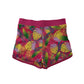 George Shorts Age 7 Pink Cotton Leaf Pattern