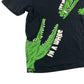 Tu t-shirt 7-8 years navy with crocodile graphic print design cotton