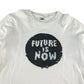 I Do t-shirt 6-7 years white sequin reversible design cotton