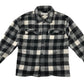 Zara Shirt 6-7 Years Black and White Checked with Front Pockets