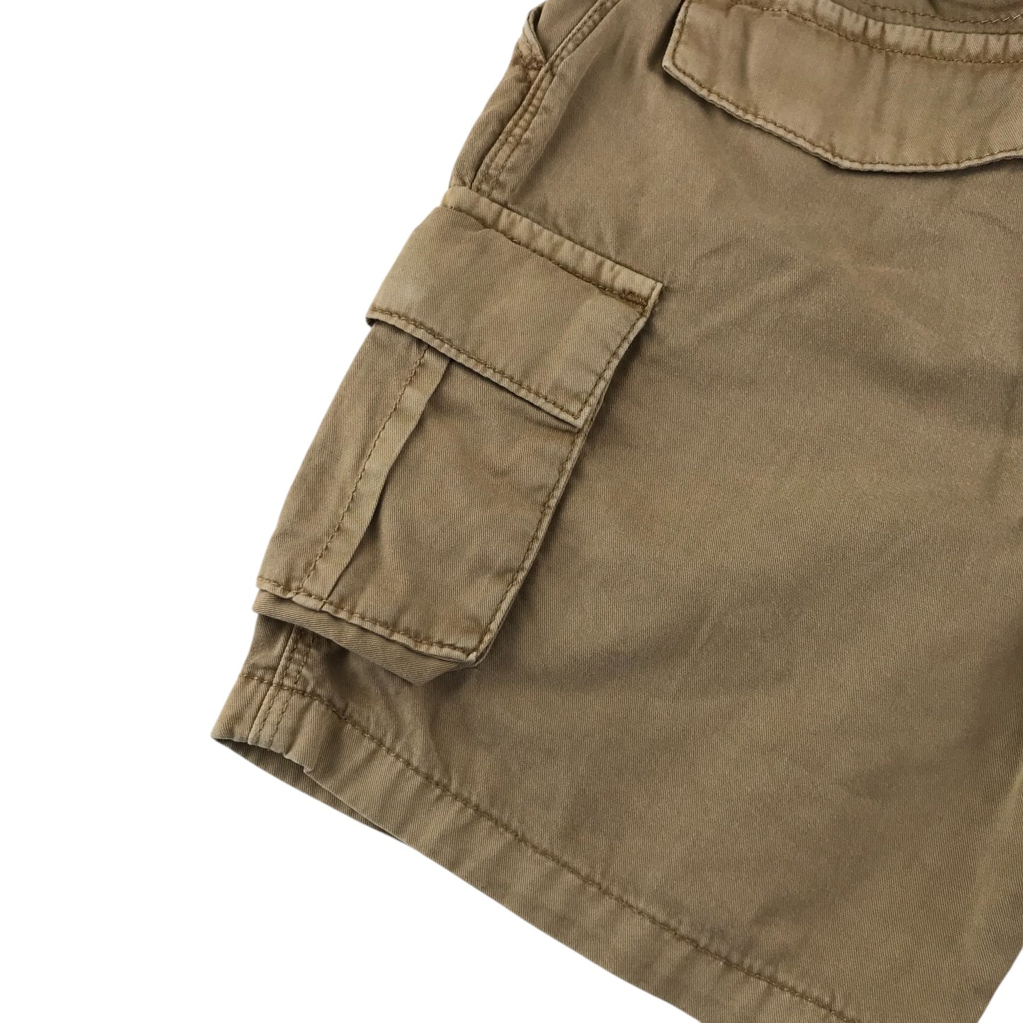 Next shorts 5-6 years light brown plain cargo style cotton