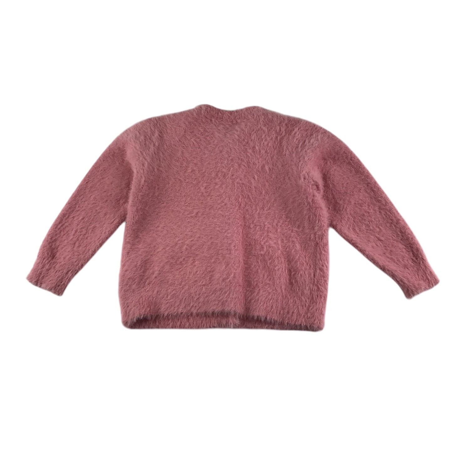 Matalan cardigan 4-5 years pink fluffy round neckline style