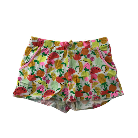 H&M Shorts Age 9 Multicoloured Cotton Fruit Pattern