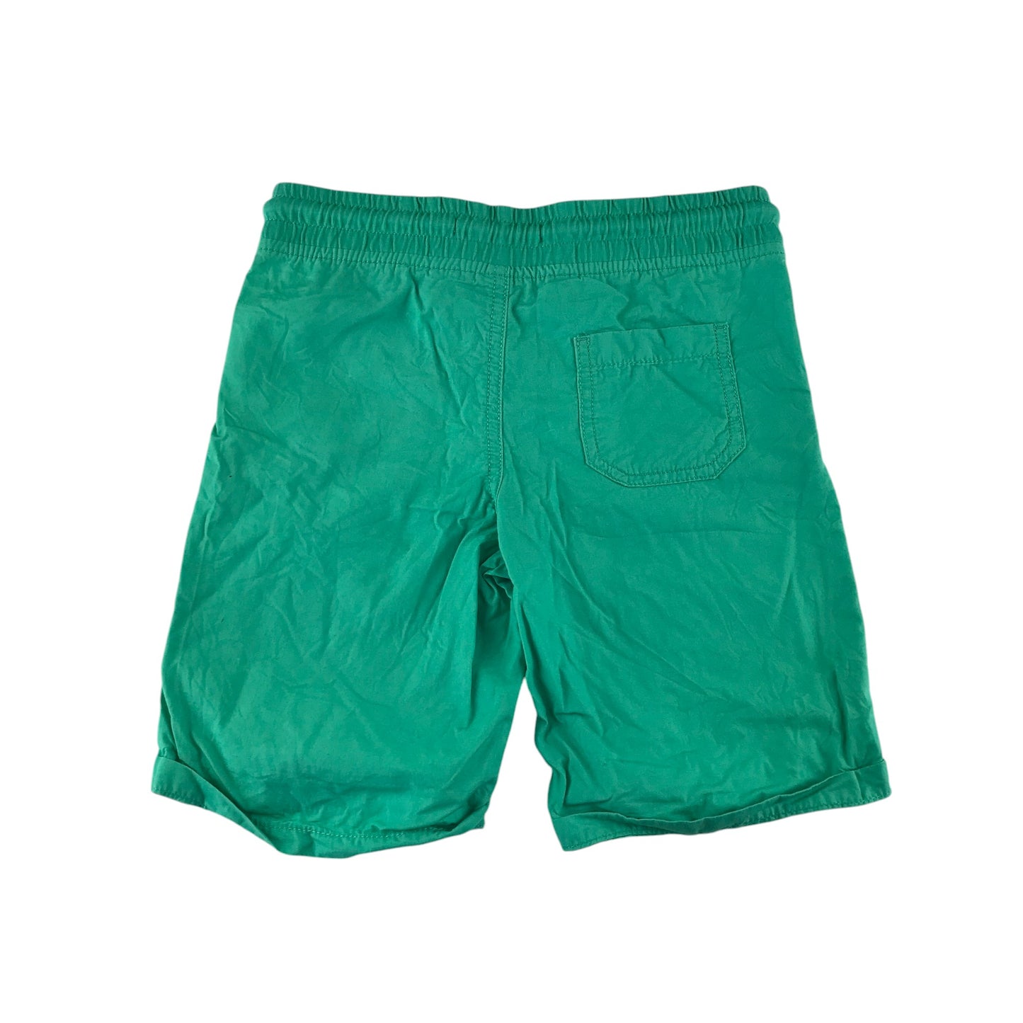 M&S shorts 6-7 years light green plain elasticated waist cotton