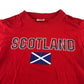Super Combed t-shirt 6-8 years red Scotland graphic design cotton