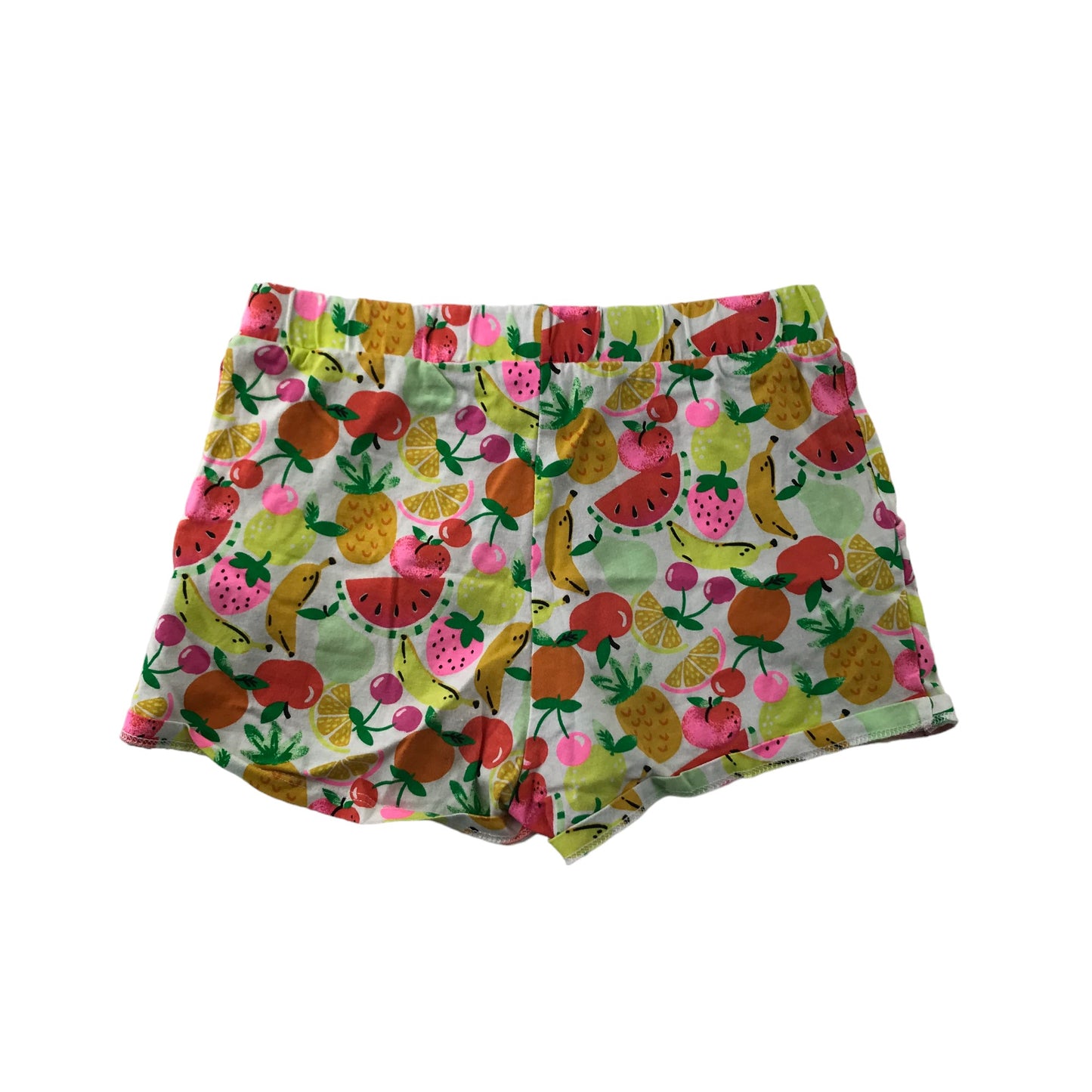 H&M Shorts Age 9 Multicoloured Cotton Fruit Pattern