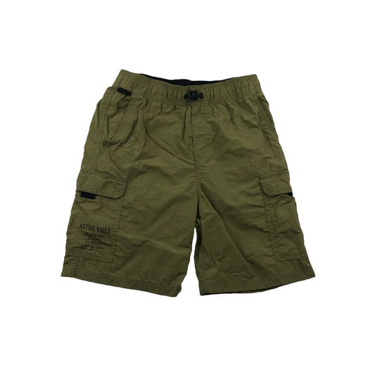 H&M Khaki Green Outdoorsy Shorts Age 10