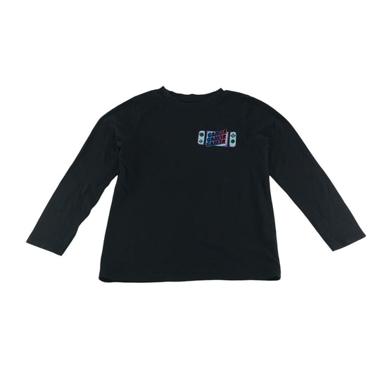 George t-shirt 8-9 years black gamer graphic print design