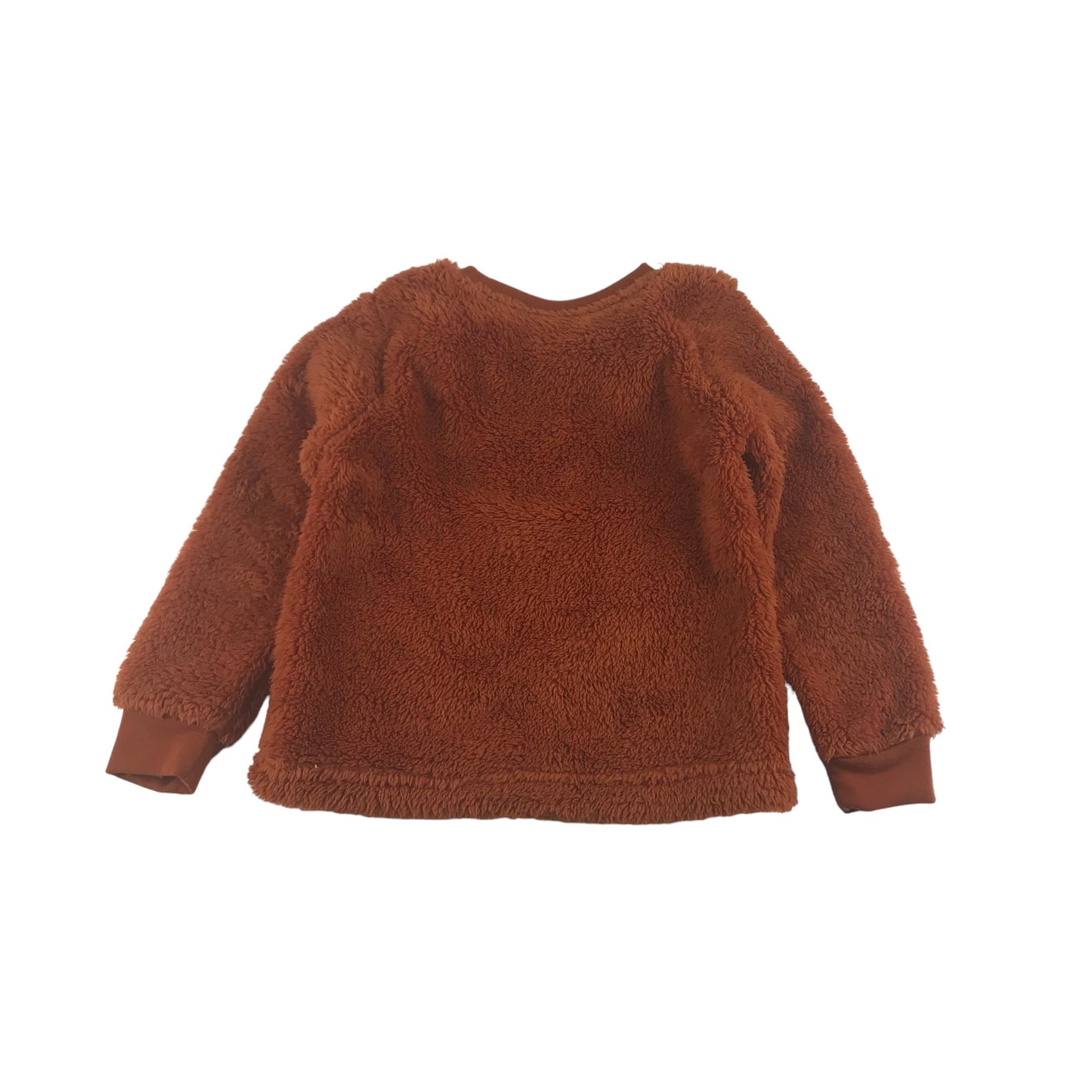 George Set Age 5 Orange Brown Fluffy Fox Sweater and Bottoms