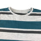 Primark t-shirt 8-9 years blue and grey stripy pattern design