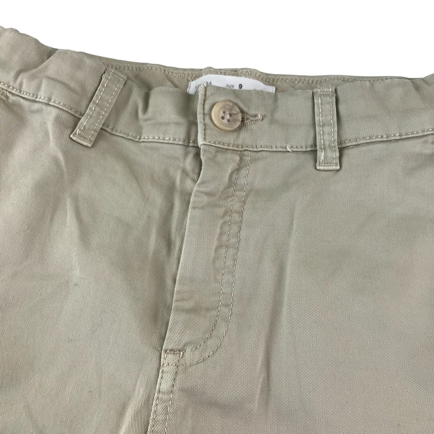 Zara shorts 8-9 years beige plain chino style