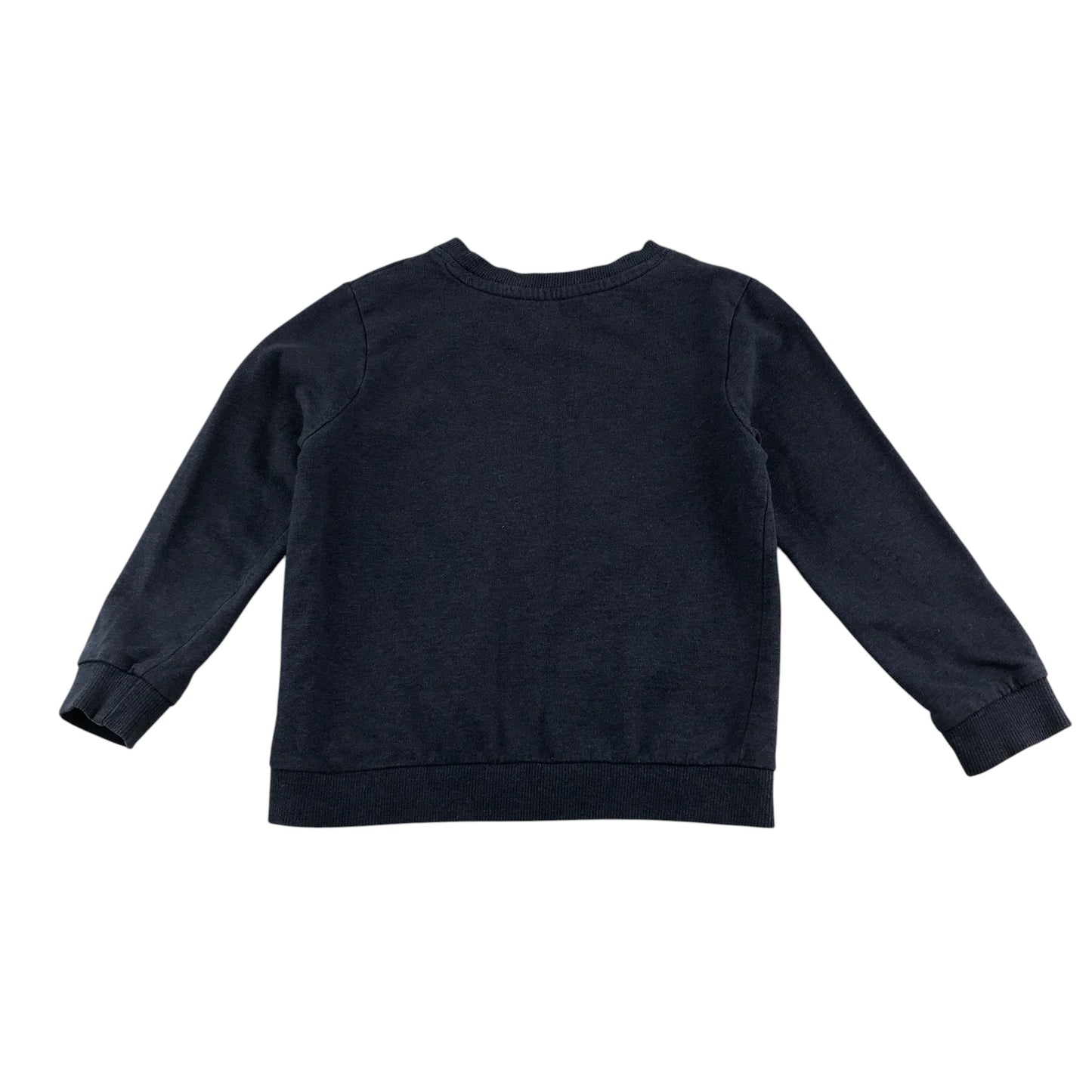 Monsoon sweater 5-6 years navy with embroidered tiger cotton
