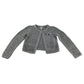 Monsoon cardigan 5-6 years grey bolero knitwear with sequin bowtie