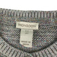 Monsoon cardigan 5-6 years grey bolero knitwear with sequin bowtie