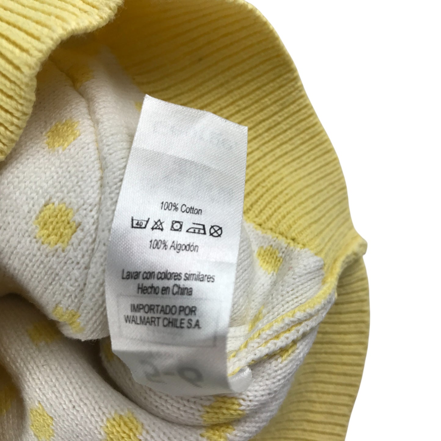 George cardigan 5-6 years yellow round neckline style floral print knitwear cotton