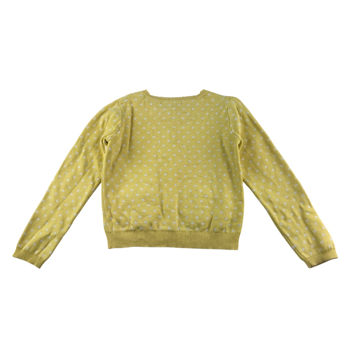 George cardigan 5-6 years yellow round neckline style floral print knitwear cotton